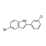 5-Bromo-2-(3-chlorophenyl)-1H-indole