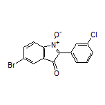 5-Bromo-2-(3-chlorophenyl)-3-oxo-3H-indole 1-Oxide
