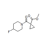 Methyl 1-(4-Fluoropiperidine-1-carbonyl)cyclopropane-1-carboxylate