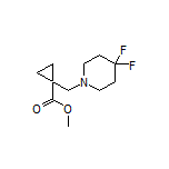 Methyl 1-[(4,4-Difluoropiperidin-1-yl)methyl]cyclopropane-1-carboxylate