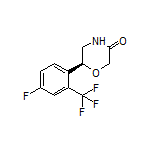 (S)-6-[4-Fluoro-2-(trifluoromethyl)phenyl]morpholin-3-one