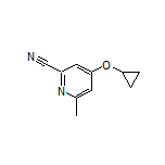 4-Cyclopropoxy-6-methylpyridine-2-carbonitrile