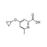 4-Cyclopropoxy-6-methylpyridine-2-carboxylic Acid