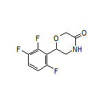 6-(2,3,6-Trifluorophenyl)morpholin-3-one