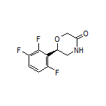 (R)-6-(2,3,6-Trifluorophenyl)morpholin-3-one