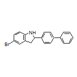 2-(4-Biphenylyl)-5-bromoindoline