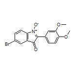 5-Bromo-2-(3,4-dimethoxyphenyl)-3-oxo-3H-indole 1-Oxide