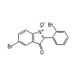 5-Bromo-2-(2-bromophenyl)-3-oxo-3H-indole 1-Oxide