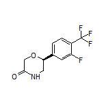 (S)-6-[3-Fluoro-4-(trifluoromethyl)phenyl]morpholin-3-one