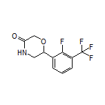 6-[2-Fluoro-3-(trifluoromethyl)phenyl]morpholin-3-one