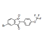 5-Bromo-3-oxo-2-[4-(trifluoromethoxy)phenyl]-3H-indole 1-Oxide
