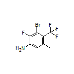 3-Bromo-2-fluoro-5-methyl-4-(trifluoromethyl)aniline