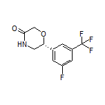 (R)-6-[3-Fluoro-5-(trifluoromethyl)phenyl]morpholin-3-one