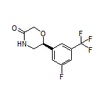 (S)-6-[3-Fluoro-5-(trifluoromethyl)phenyl]morpholin-3-one