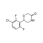 6-(3-Chloro-2,6-difluorophenyl)morpholin-3-one