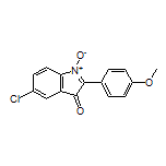 5-Chloro-2-(4-methoxyphenyl)-3-oxo-3H-indole 1-Oxide