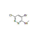 4-Bromo-6-chloro-N-methylpyridazin-3-amine
