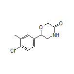 6-(4-Chloro-3-methylphenyl)morpholin-3-one