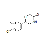 (S)-6-(4-Chloro-3-methylphenyl)morpholin-3-one