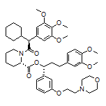 (S)-(R)-3-(3,4-Dimethoxyphenyl)-1-[3-(2-morpholinoethoxy)phenyl]propyl 1-[(S)-2-Cyclohexyl-2-(3,4,5-trimethoxyphenyl)acetyl]piperidine-2-carboxylate