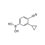 4-Cyano-3-cyclopropylphenylboronic Acid
