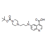 6-[[3-(4-Boc-piperazin-1-yl)propyl](methyl)amino]quinoline-4-carboxylic Acid