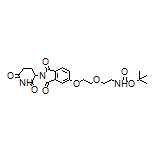 5-[2-[2-(Boc-amino)ethoxy]ethoxy]-2-(2,6-dioxopiperidin-3-yl)isoindoline-1,3-dione