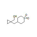 4-[[1-(Hydroxymethyl)cyclopropyl]methyl]tetrahydro-2H-thiopyran 1,1-Dioxide