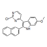 3-(2-Chloropyrimidin-4-yl)-6-methoxy-2-(naphthalen-2-yl)-1H-indole