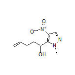 1-(1-Methyl-4-nitro-1H-pyrazol-5-yl)pent-4-en-1-ol