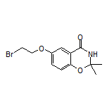 6-(2-Bromoethoxy)-2,2-dimethyl-2,3-dihydro-4H-benzo[e][1,3]oxazin-4-one