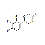 6-(2,3,4-Trifluorophenyl)morpholin-3-one