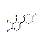(R)-6-(2,3,4-Trifluorophenyl)morpholin-3-one