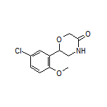 6-(5-Chloro-2-methoxyphenyl)morpholin-3-one