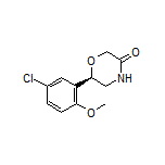(R)-6-(5-Chloro-2-methoxyphenyl)morpholin-3-one