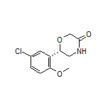 (S)-6-(5-Chloro-2-methoxyphenyl)morpholin-3-one