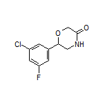 6-(3-Chloro-5-fluorophenyl)morpholin-3-one