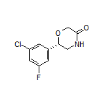 (S)-6-(3-Chloro-5-fluorophenyl)morpholin-3-one