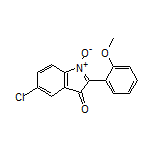 5-Chloro-2-(2-methoxyphenyl)-3-oxo-3H-indole 1-Oxide