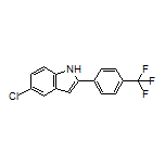 5-Chloro-2-[4-(trifluoromethyl)phenyl]-1H-indole
