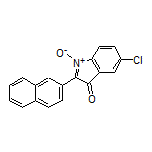5-Chloro-2-(naphthalen-2-yl)-3-oxo-3H-indole 1-Oxide