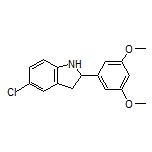 5-Chloro-2-(3,5-dimethoxyphenyl)indoline