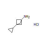 3-Cyclopropylbicyclo[1.1.1]pentan-1-amine Hydrochloride