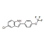 5-Chloro-2-[4-(trifluoromethoxy)phenyl]-1H-indole