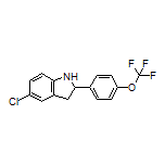 5-Chloro-2-[4-(trifluoromethoxy)phenyl]indoline
