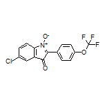 5-Chloro-3-oxo-2-[4-(trifluoromethoxy)phenyl]-3H-indole 1-Oxide