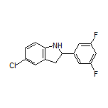 5-Chloro-2-(3,5-difluorophenyl)indoline