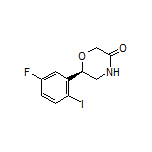 (R)-6-(5-Fluoro-2-iodophenyl)morpholin-3-one
