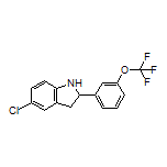 5-Chloro-2-[3-(trifluoromethoxy)phenyl]indoline