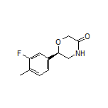 (R)-6-(3-Fluoro-4-methylphenyl)morpholin-3-one